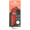 Mayhew 45053 Metric Twisted Hex Key Set, 9-Piece, Multi