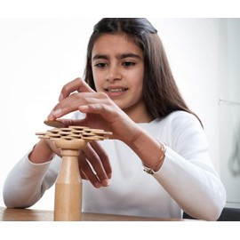 Engelhart unknown - Brettspiel in Holzwaage, Balance auf der Flasche - 340911, Leer