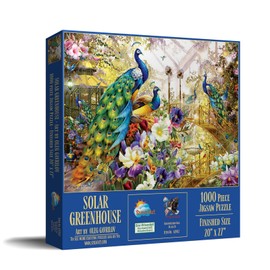 SUNSOUT INC - Solar Greenhouse - 1000 pc Jigsaw Puzzle by Artist: Oleg Gavrilov - Finished Size 20" x 27" - MPN# 61902