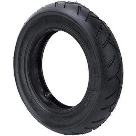 Keenso Scooter Inflatable Tyre, 10 Inch Solid Rubber Outer Tire & Inner Tube Set Lightweight Scooter Replacement Tires Riding