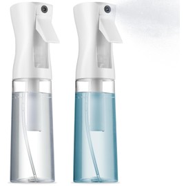 2 Pack Continuous Spray Bottles - Ultra Fine Mist Sprayer | Water Spray Bottle For Hair Mister Spray Bottle | Hair Spray Bottles For Hairstyling, Cleaning, Salons - 2pk 6.8 OZ / 200 ML