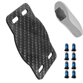 1 x Leg Lengths Cleat Spacers for WAHOO Speedplay Zero Pedals, Height: 0.5-2mm, Long and Short Leg Adjustment Pads, Fits Washer (Black-2MM)