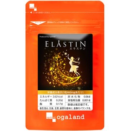 ogaland Elastin (30 Capsules, Approx. 1 Month Supply, Beauty Support, Collagen Peptide), Moisturizing Supplement