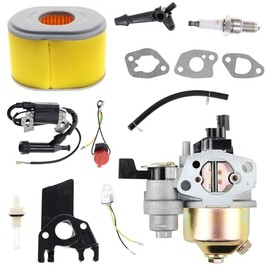 LCAPT Carburetor Kit for Honda GX120 GX140 GX160 GX200 16100-ZH8-W61 16100-ZE1-825 5.5HP 6.5HP Small Engine Carb with Ignition Coil