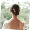 Minkissy Bride Headwear Jewelry Diamond Alloy Flower U-shaped Hairpin for