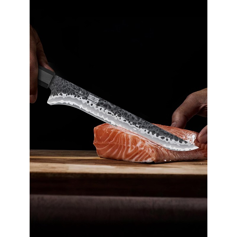 HOSHANHO 7 Inch Fillet Knife, Razor Sharp Hand Forged Boning