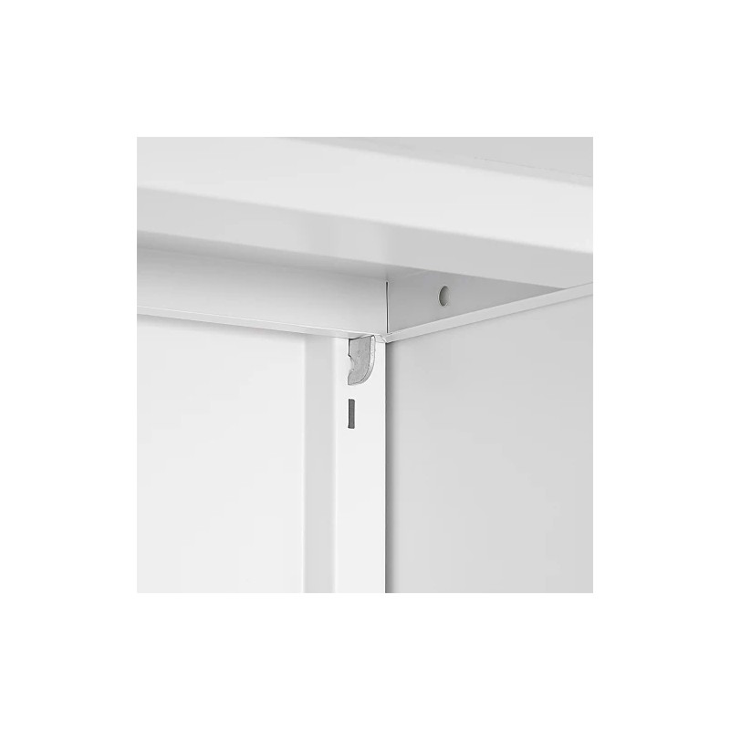 Small Space Home Office Filing Cabinet Adjustable Shelf Wheels Metal