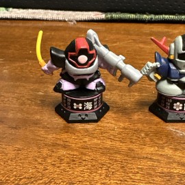 Bandai SD Gundam Digiboard Dom Trooper,msn-02 Zeong,Rgc-80cm G Generation Bandai 2005