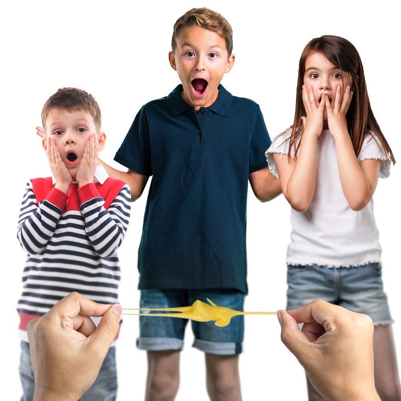 ArtCreativity Rubber Chicken Keychains for Kids, Set of 12, Key