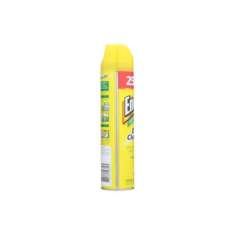 Endust Dust & Clean Fast Dusting Spray, Lemon Zest, 12.5