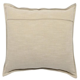 Genuine Leather Pillow Cover Case for Lumbar Throw Couch Pillows - Farmhouse Decorative Modern Sofa Thick & Soft Cushion Covers (Brown, 20" x 20")