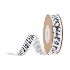 TMTGTS Cotton Bias Binding Tape 15 mm/10 m Printed Grosgrain Ribbon Woven Ribbon DIY Craft Bias Tape Cotton Printed Grosgrain Ribbon Herringbone Stitch Cotton Ribbon Fabric Ribbon Decorative Ribbon