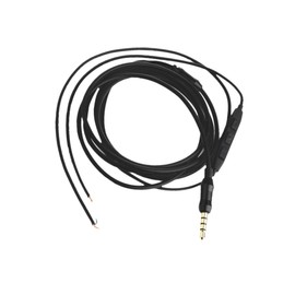jojofuny 1pc DIY Earphone Cable Volume Control Compatible and Flexible Semi-Finished Headphone Wire for Custom Audio