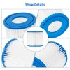 WuYan 2pcs Replacement Swimming Pool Filter Compatible with Best-way I
