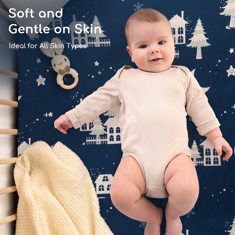 Yukkidds Moses Basket Sheets 2 Pack Pram Sheets Fitted Most