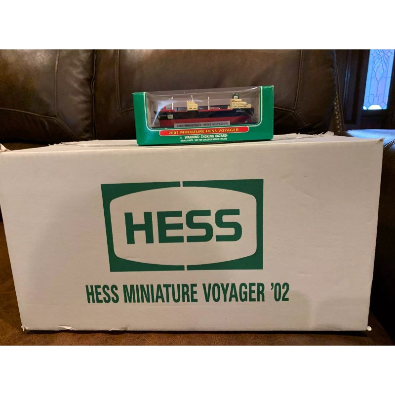 Hess 2002 HESS MINIATURE VOYAGER TANKER BOAT MIB! FROM FRESH