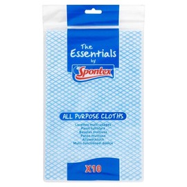 Spontex Economic All Purpose Cloths 10pk 50g