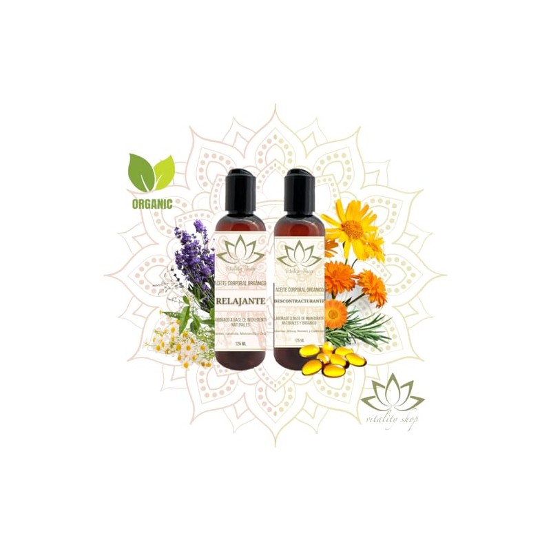 Aceite Natural Org?nico para Masaje Relajante y Descontracturante Muscular Deportivo