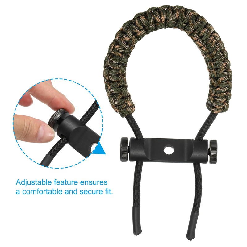 PATIKIL Archery Bow Wrist Sling Adjustable Composite Braided Wrist Strap