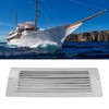 250x150mm Air Vent Louver Grill Cover Stainless Steel Duct Ventilation