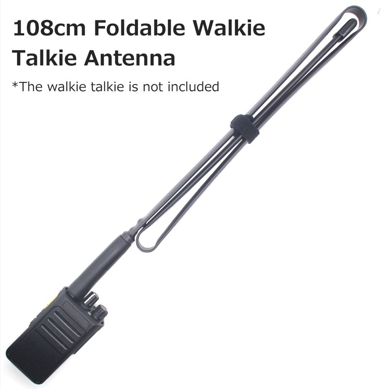 Foldable Intercom Antenna 108cm Walkie Talkie Antenna SMA-Female Interface High