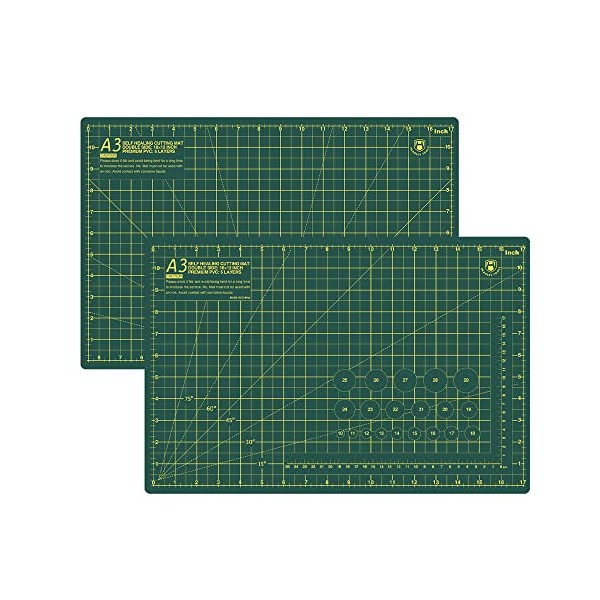 Headley Tools 12 x 18 Inch Self Healing Cutting Mat,