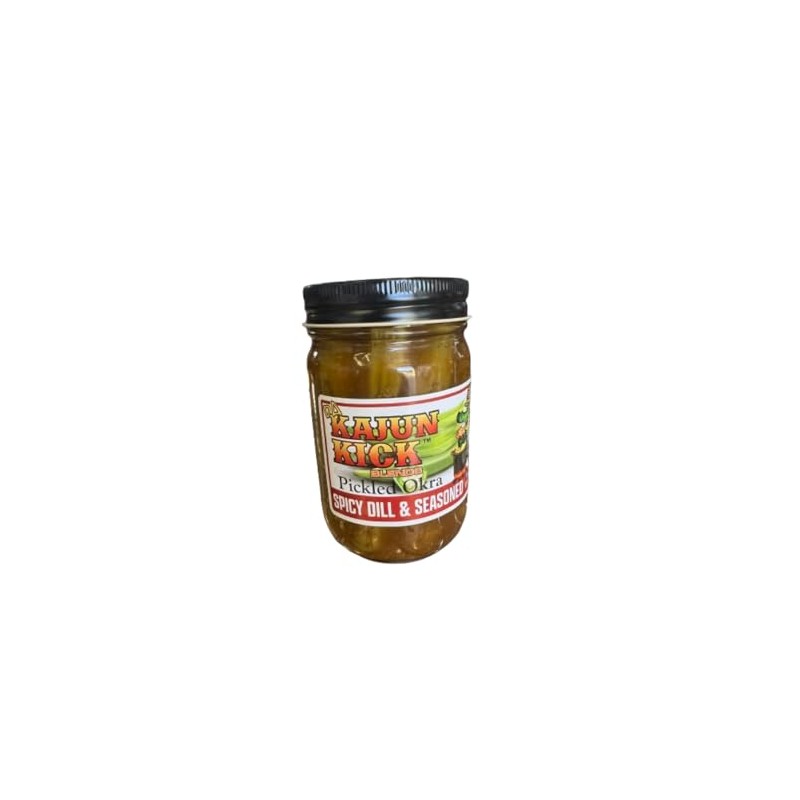 Kajun Kick - 1pck Spicy Pickled Okra (12 oz.)