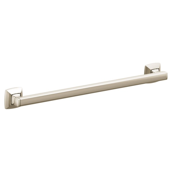 Moen YG5118NL Voss Collection Safety 18-Inch Stainless Steel Transitional Bathroom Grab Bar, Polished Nickel
