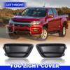GearUp Pair Fog Light Cover Bezel for Chevy Colorado 2015-2021