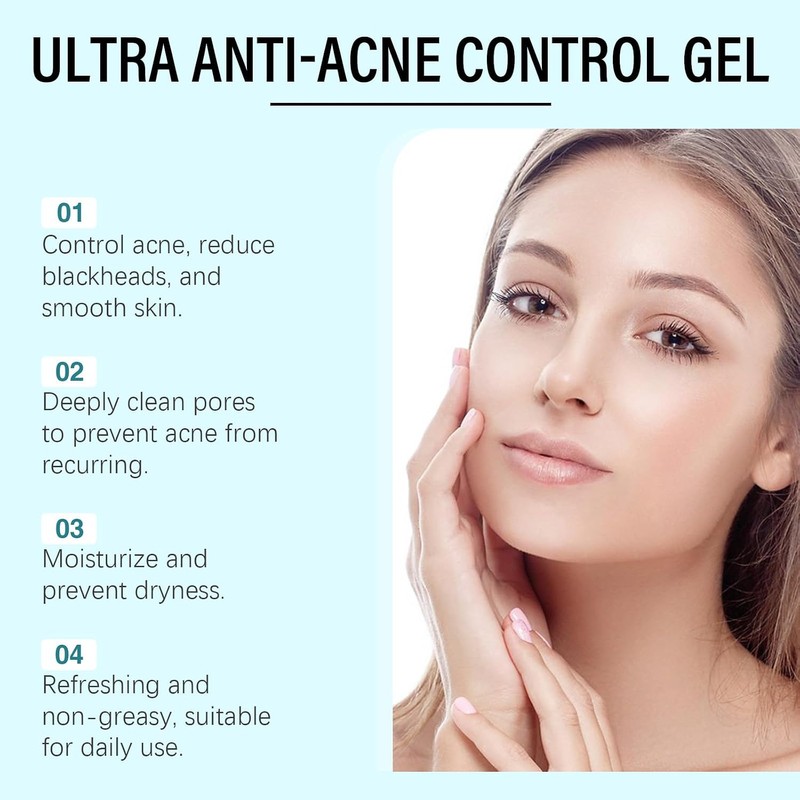 Bluemega Gel Hidratante con Niacinamida para el Acné