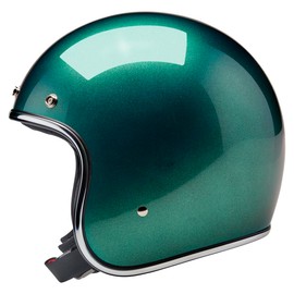 Biltwell Bonanza Metallic Catalina Motorcycle Helmet DOT Approved (X-Small)