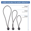 Kotap BB-6B Ball Bungee Cord, Heavy-Duty & Versatile, Indoor &