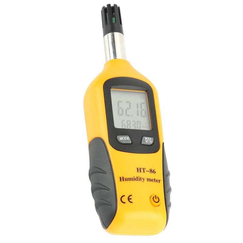 Restokki Digital Thermometer, Hygrometer, Psychrometer, Dew Point & Wet Bulb