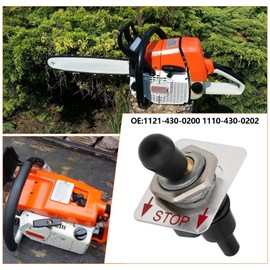 SING F LTD 2Pcs Cut-Off Saw Engine Stop Switch 1121-430-0200 Replacement Part 1110-430-0202 Engine Rocker Switch Compatible with Stihl 030 031 032 041 041av 045 051 056 075