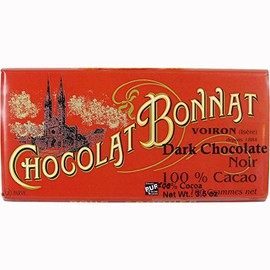Chocolat Bonnat - 100% Cacao - Dark Chocolate Bar
