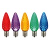 Vickerman C9 LED Multicolored Faceted Replacement Bulb, Package of 25