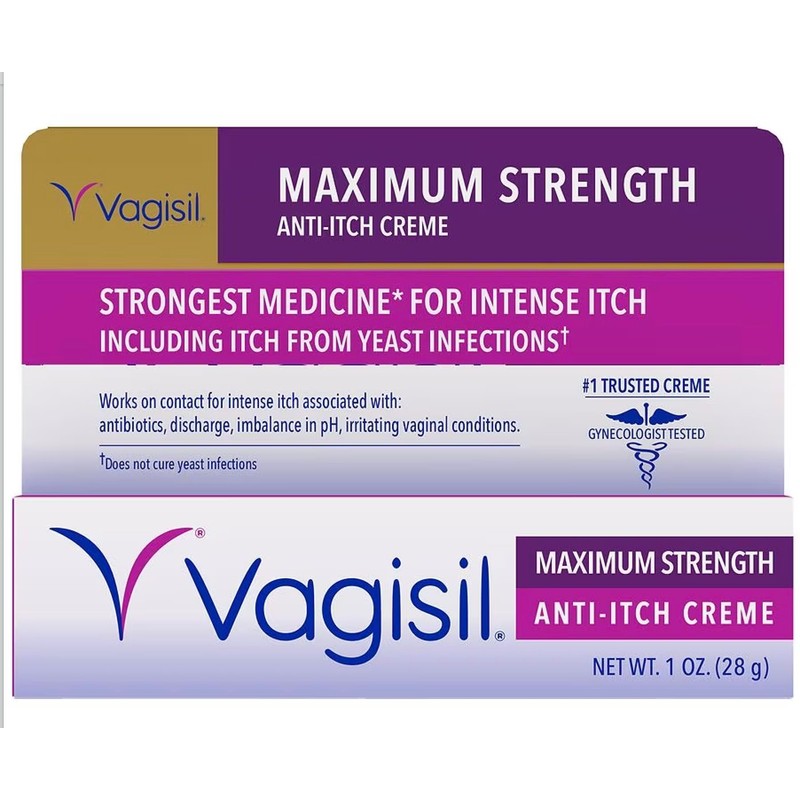 Vagisil Anti-Itch Crème, Maximum Strength, 1 Ounce