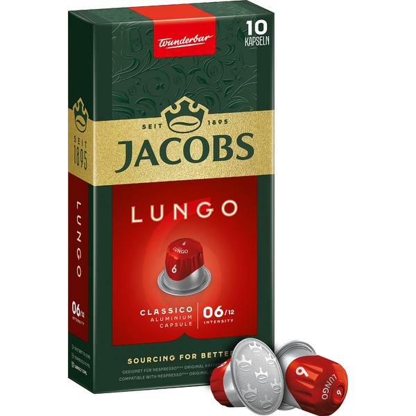 Jacobs Capsule Lungo 6 Classic Kapsül Kahve