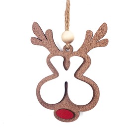 26 Pieces Christmas Stocking Tags Letter, Retro Reindee Name Ornament, Boho Retro Reindeer Christmas Ornament Stocking Hanger,Ornament Christmas Decorations for Tree (X)