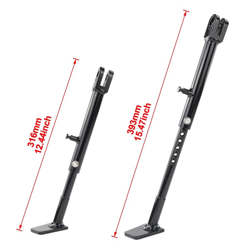 Xitomer Iron 0-4 inch Adjustable Kickstand Side Stand Fit for