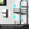 ODesign 4 Tier Height-Adjustable Shower Caddy Hanging Anti-Swing-Over The Shower