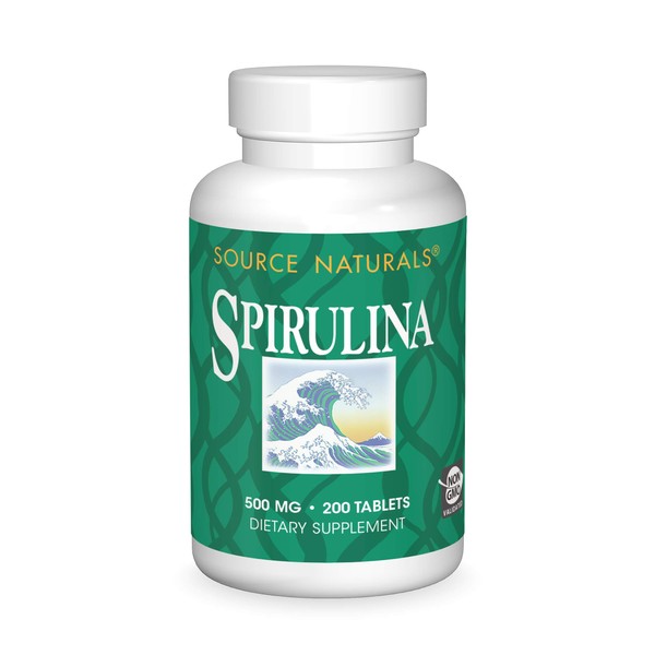 Source Naturals Spirulina - For Immune System Support - 200 Tablets