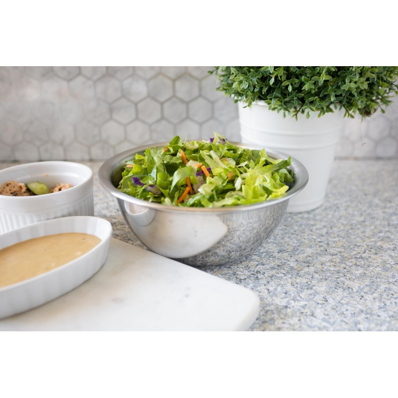 Fox Run Stainless Steel Small Mixing Bowl, 7.25 x 7.25