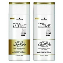 Schwarzkopf 2X Schwarzkopf Essence Ultime Hair Omega Repair & Moisture Shampoo & Conditioner