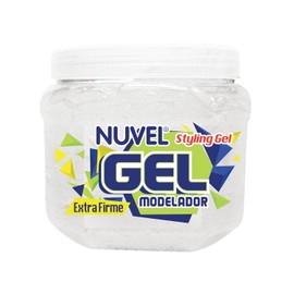 Nuvel Gel Fijador para Cabello 1 Kg, Gel Fijador Capilar para peinar control y firmeza
