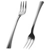 Exquisite Plastic Mini Forks 100CT Premium Quality Silverware Silver Look