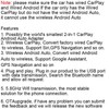 2 in 1 Wireless Car Adapter, Plug & Play Car