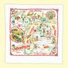 Red & White Kitchen Michigan Map Kitchen Dish Towel -