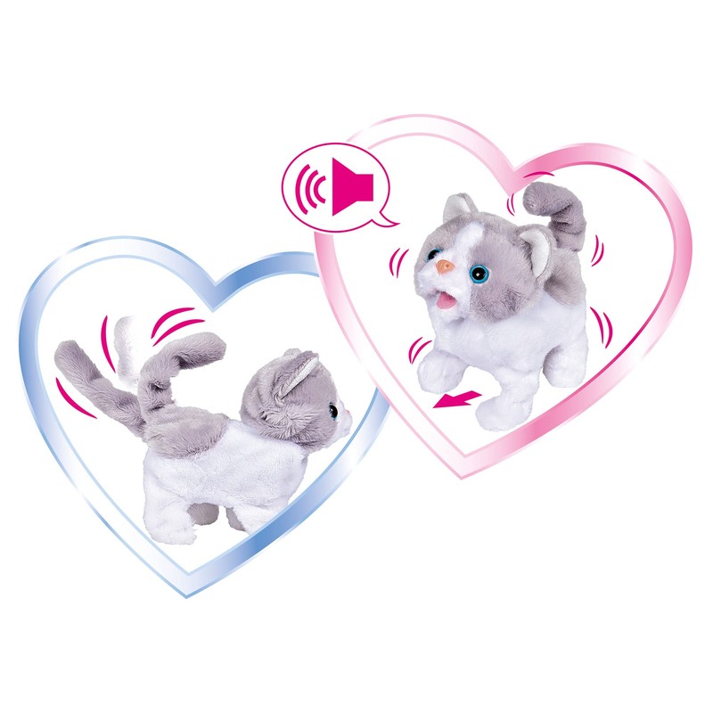 Simba 105893453 ChiChi Love Little Cat, Running and Wiggling with