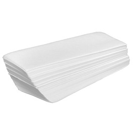 100 x Non-Woven Strips Sugaring, 20 x 7 cm, Kosmetex Fleece for Sugaring with Sugar Paste, White (Fleece White)